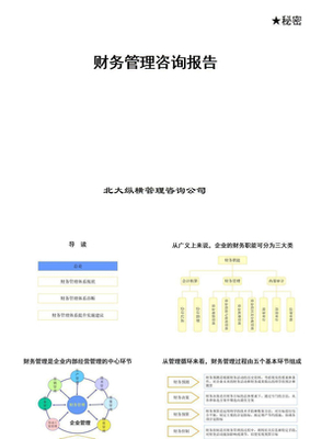 财务管理咨询报告 企业财务优化的路径与实践